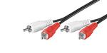 A/V kabel - 2x RCA han - 2x han 1.5m AVK 128-150 Q 50405