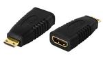 HDMI-18 HDMI-adapter mini HDMI han til HDMI hun 19-pin