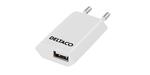 DELTACO USB-AC07 Strømadapter fra 230V til 5V