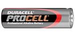 Duracell Procell AAA MN2400 1,5v Alkaline Batteri Pakke med 10 stk