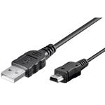 USB kabel Type A han - B mini 1,0m 46712