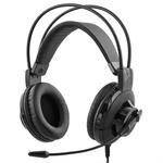 DELTACO Gaming Headset m. Volumekontrol på kablet - HL-250
