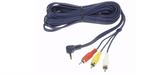 A/V kabel AVB020/2  - 4 pol han JACK 3.5mm til 3 x RCA han H11241