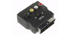 AVB045 SCART mellemadapter - S-VHS hun + 3xRCA H20333