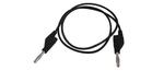 Testkabel med bananstik TLM8B-19796 - 4mm (1m sort)