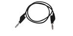 Testkabel med bananstik TLM8B-19796 - 4mm (1m sort)