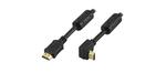 HDMI-103V HDMI-kabel, v1.3, 19-pin han - han, ret-vinklet, 3m