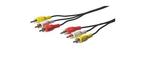 A/V kabel - 3x RCA han - 3x han 2.0m AVK 354-200 50381