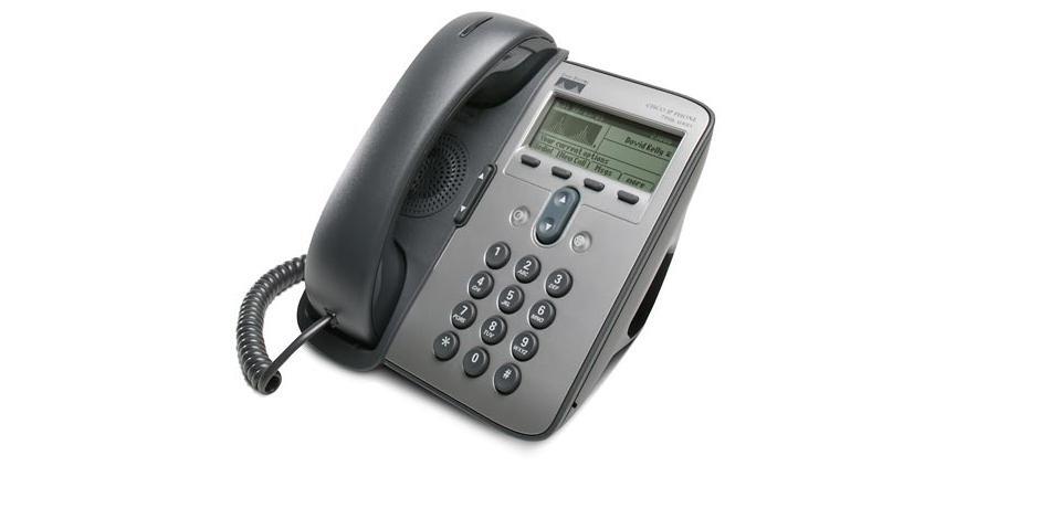 Cisco IP Phone 7911G - VoIP-telefon - SCCP - mørkegrå - DKK 925,00