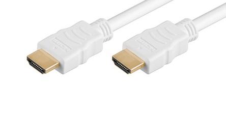 slap af vores Inhibere HDMI kabel - HiSpeed/wE 0200 WG (HDMI) 2m hvid 31893 - DKK 79,00