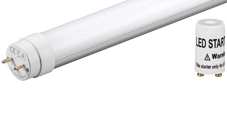 kabel sø Converge LED Lysstofrør T8 20W (124W) 1780LM/Lumen Naturlig hvid 4000k 30498 1200mm