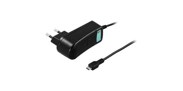 Strømadapter fra 230V til 5V microUSB 1A USB-AC10 1,8m