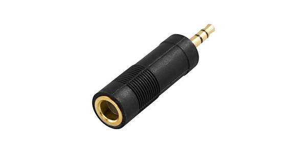 STEREO JACK adapter 6,3mm hun - 3,5mm han