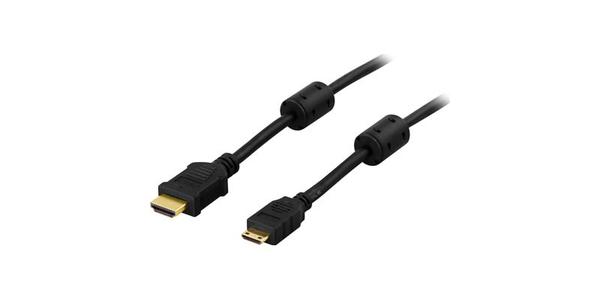HDMI-151 HDMI 19-pin han - Mini HDMI 19-pin han, 1m