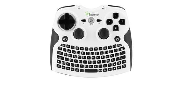 Cideko Air Keyboard Conqueror AIR-105 trådløst mikrotastatur Hvi
