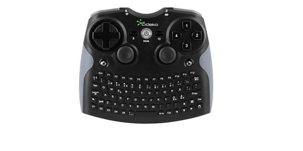 Cideko Air Keyboard Conqueror AIR-104 trådløst mikrotastatur Sort