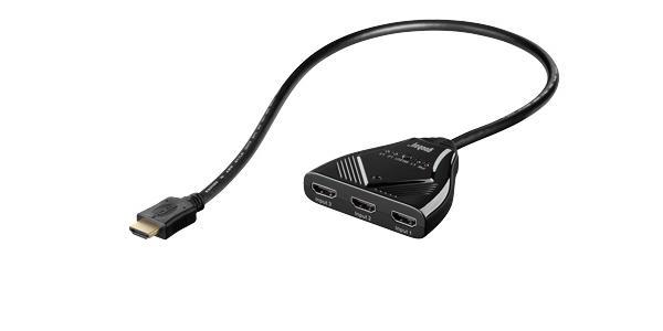 HDMI aktiv omskifter - AVS 47 HDMI™ Switch 3in/1out, 3D 60819