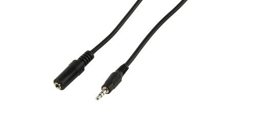 JACK forlænger stereo 3,5mm han-3,5mm hun (2,5m) CABLE-423/2