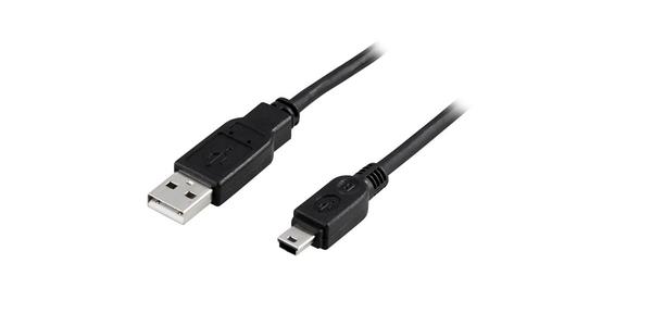 USB 2.0 kabel Type A han - Typ Mini B han 1m USB-24S