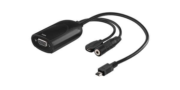 MHL +-adapter, micro USB (MHL +)> VGA ™ 31968