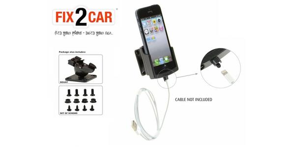 FIX2Car 60211 Aktiv bil holder til Mobiltelefon Apple iphone 5 +