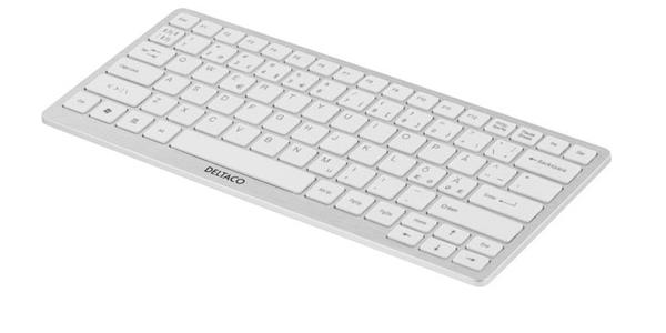 Tastatur TB-611 trådløst minitastatur i Alu og hvide knapper