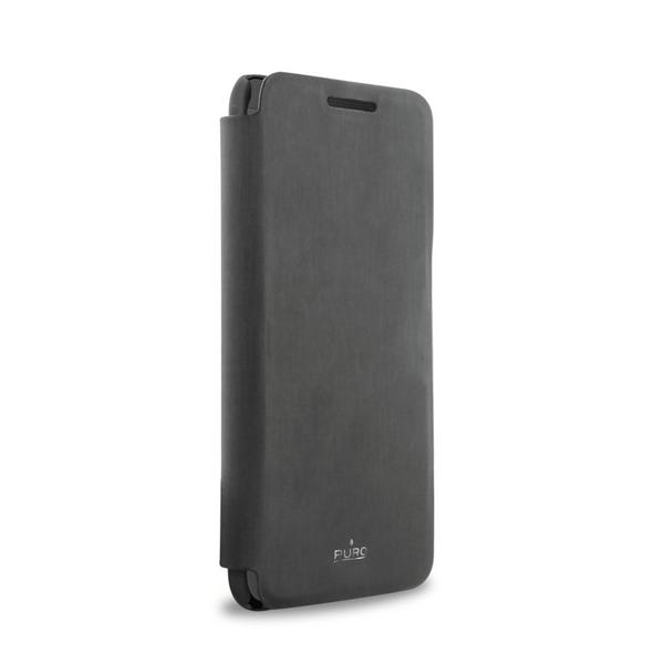Puro Wallet HTC One Mini Ecoleat Flip/Credit Card Black 157343