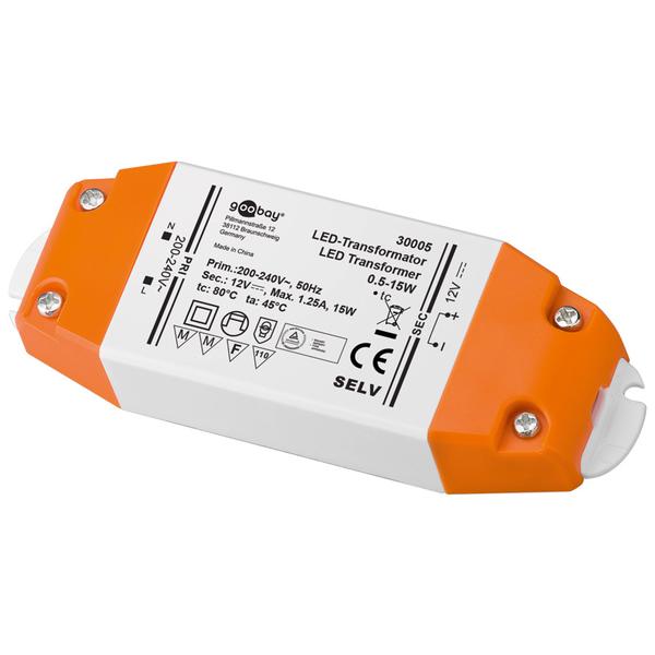 GooBay LED kvalitets transformer 15W/12V 30005