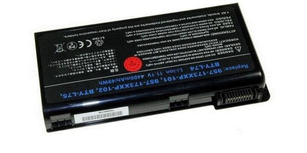 ekstra batteri til MSI bærbar laptop