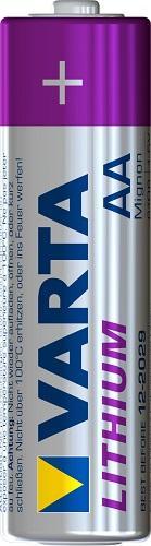 Varta FR6/AA Lithium Batteri 1,5v (2 stk) - 62267