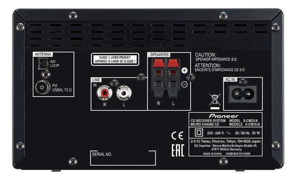 Pioneer X-CM35BT-K Sort