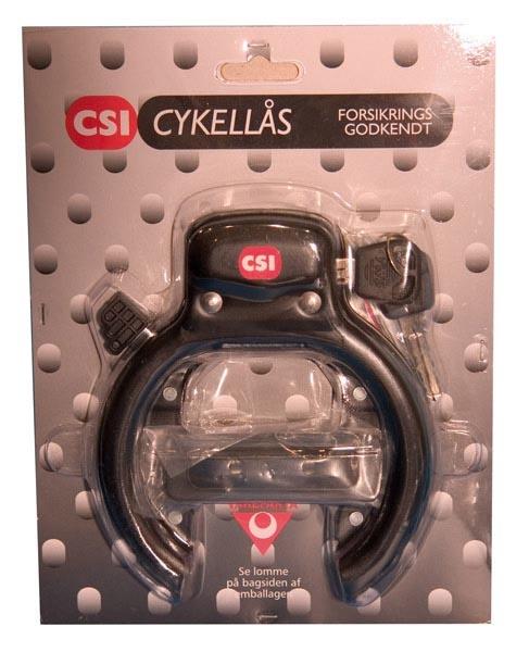 CSI Cykellås Universal m. 2 nøgler - 210015-15