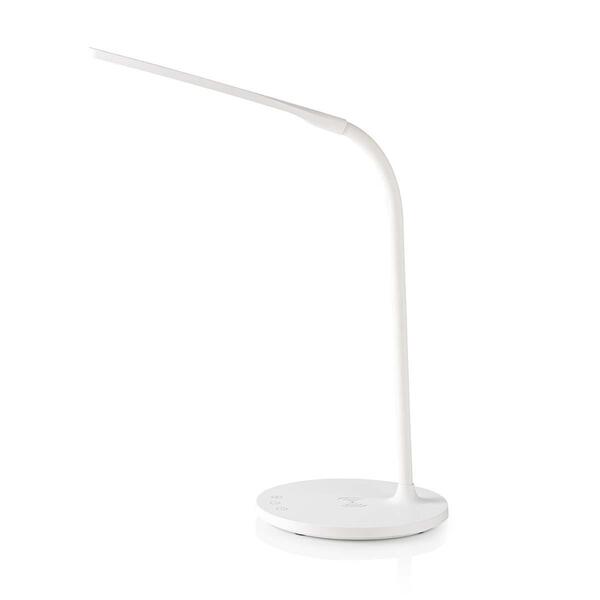 LED-bordlampe med Trådløs Qi oplader Hvid - LTLGQ3M2WT