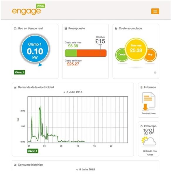 Efergy Online Energi måler sæt 3 faser + Gateway - EN-CT-3PH