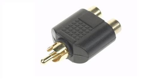 Fordeler AVB060-H20341 - RCA han til 2 x RCA hun AVB060-H20341