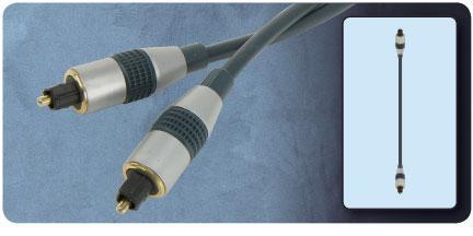 Optisk kabel TOSL 5.0mmØ, 2.5m 107977 - 2-7030