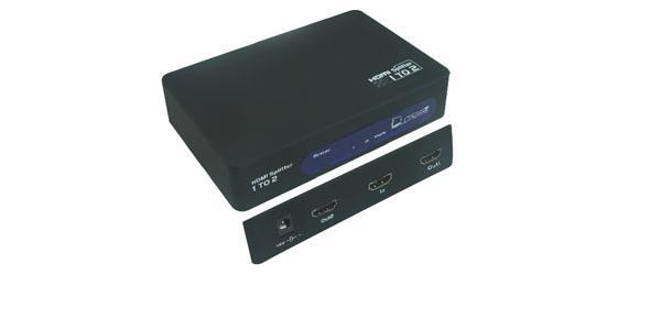 MicroConnect HDMI Splitter 1 til 2 WE427