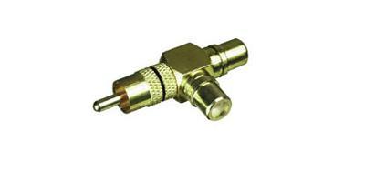 RCA adapter A 189 B Mono RCA Han til 2x Hun 11387