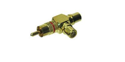 RCA adapter A 189 R Mono RCA Han til 2x Hun 11388