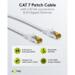 Goobay CAT 6A Netværkskabel – S/FTP, CAT 7 Kobber, Hvid