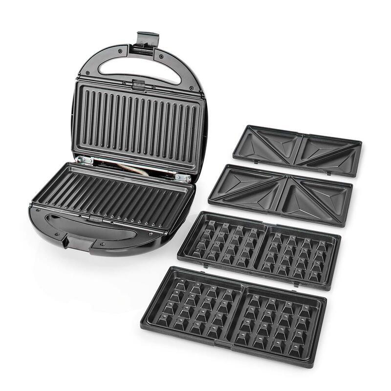 Sindssyge grill Begrænsninger Grill - Sandwich Toaster med 3 plader 800 W - KARP100BK - DKK 399,00