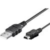 USB kabel Type A han - B mini 1,0m 46712