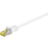 Goobay CAT 6A Netværkskabel – S/FTP, CAT 7 Kobber, Hvid