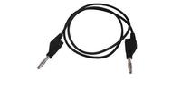 Testkabel med bananstik TLM8B-19796 - 4mm (1m sort)